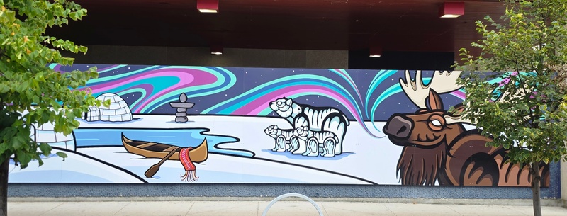 mural in Winnipeg by artist unknown.
