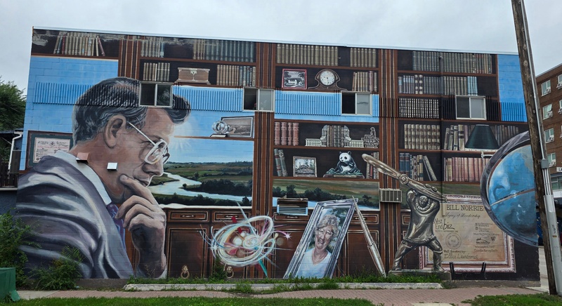 mural in Winnipeg by artist unknown.