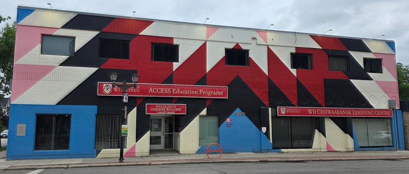 mural in Winnipeg by artist unknown.