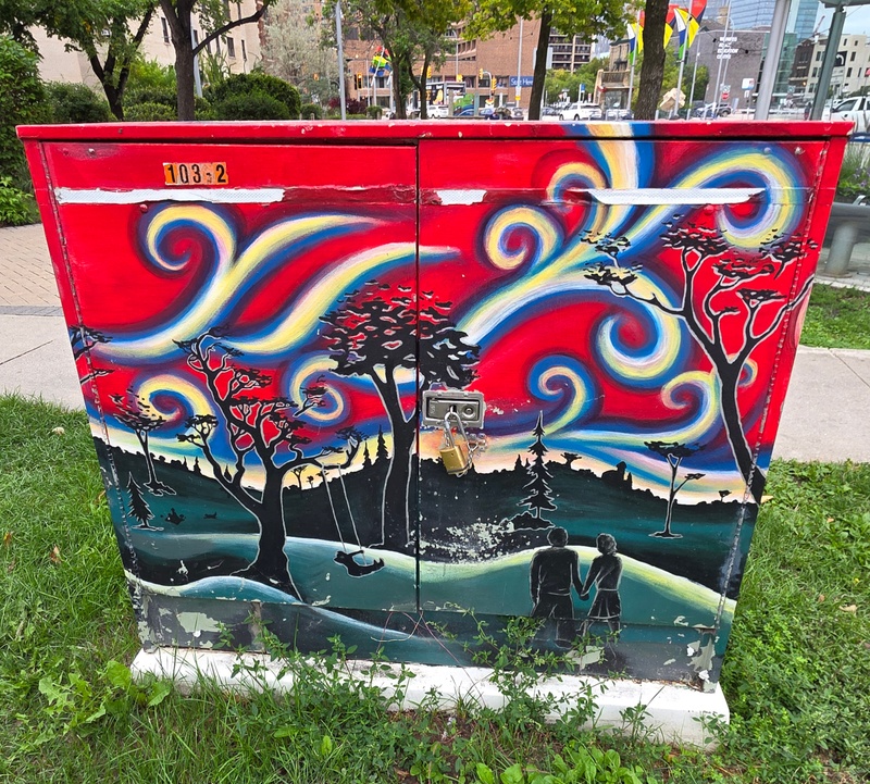 mural in Winnipeg by artist unknown.