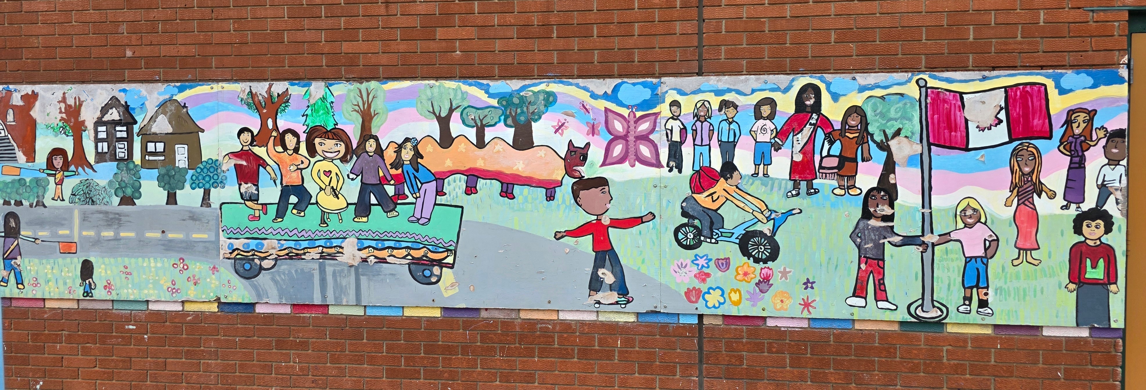 mural in Winnipeg by artist unknown.