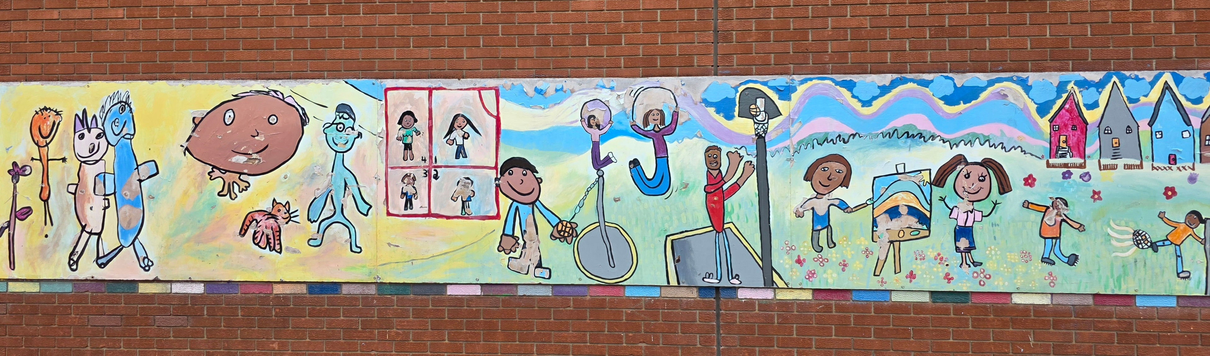 mural in Winnipeg by artist unknown.