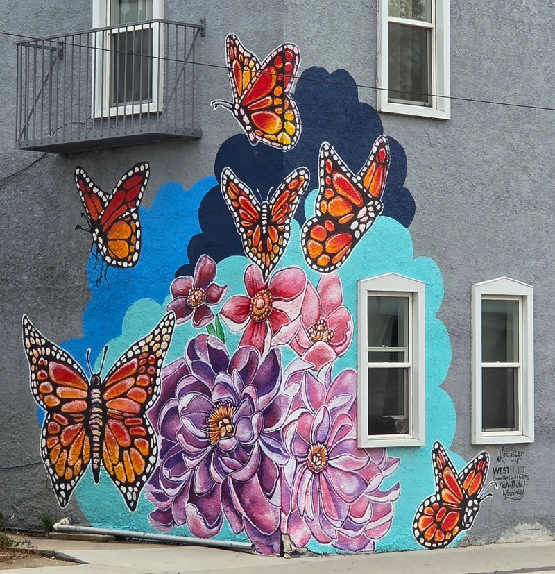 mural in Winnipeg by artist Rachel Lancaster.