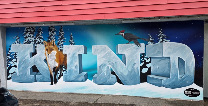 mural in Winnipeg by artist unknown.