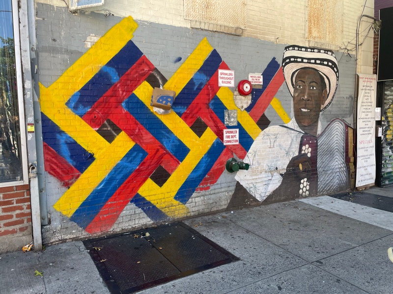 mural in Queens by artist Caryn Cast.