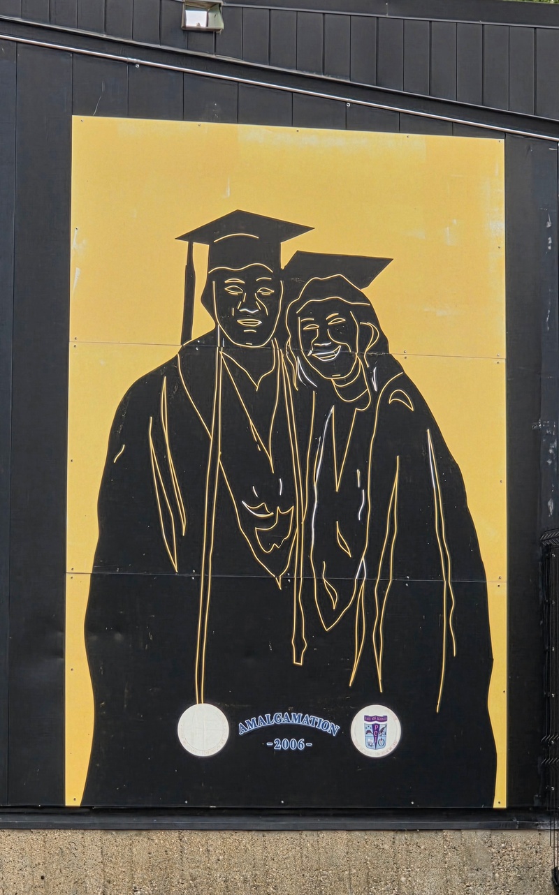 mural in Portage la Prairie by artist unknown.