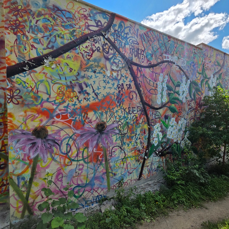 mural in Regina by artist unknown.
