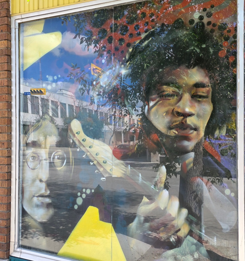 mural in Regina by artist unknown.