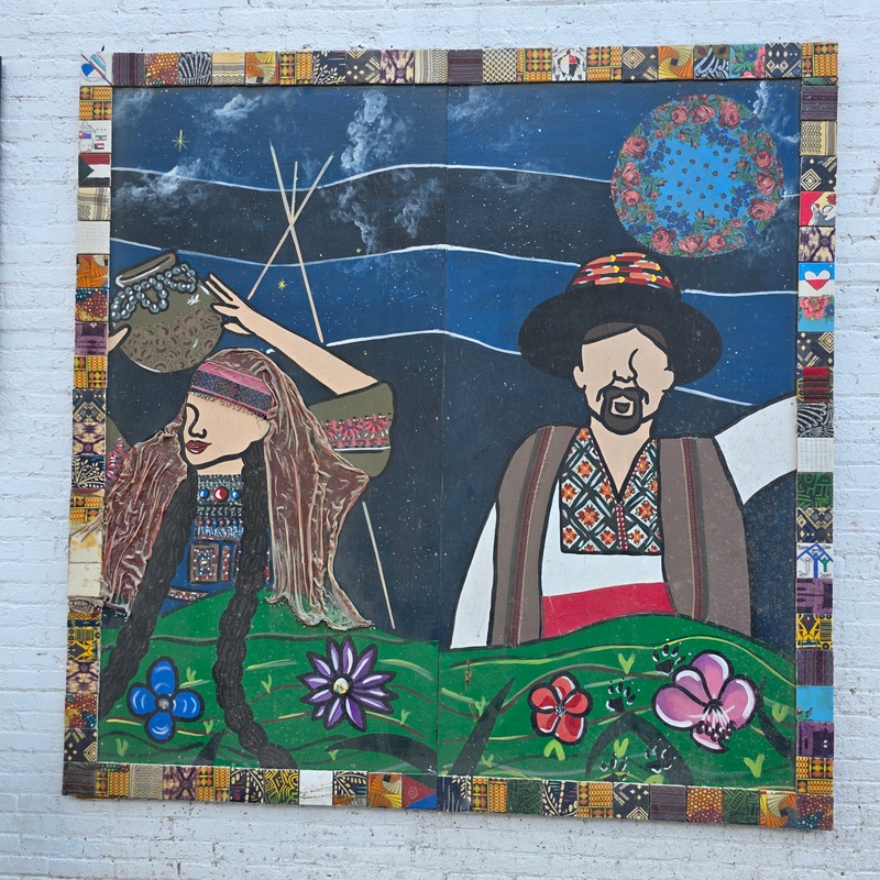 mural in Regina by artist unknown.