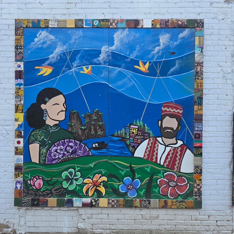 mural in Regina by artist unknown.