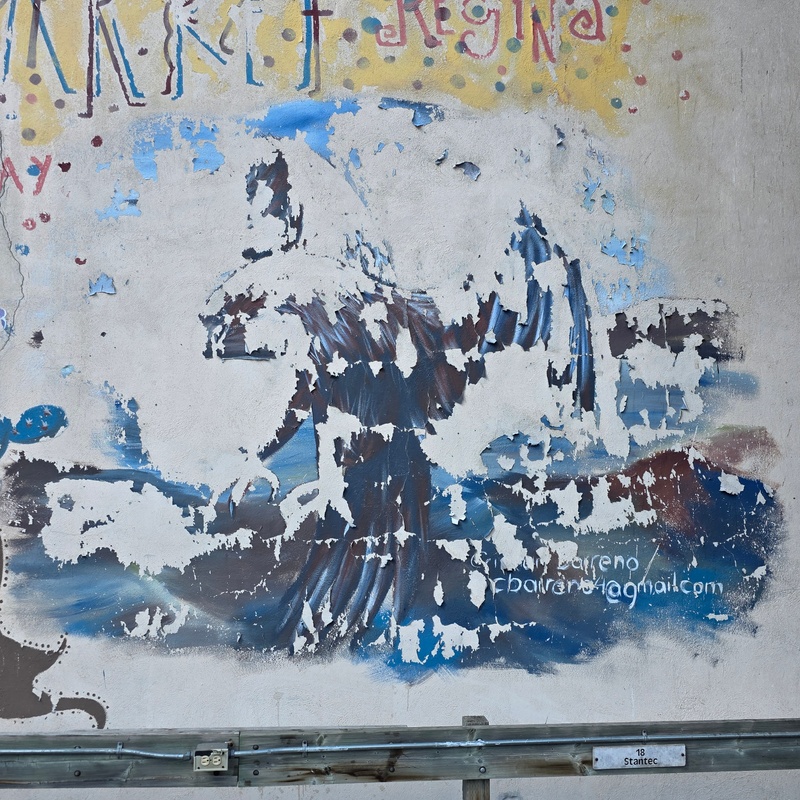 mural in Regina by artist unknown.