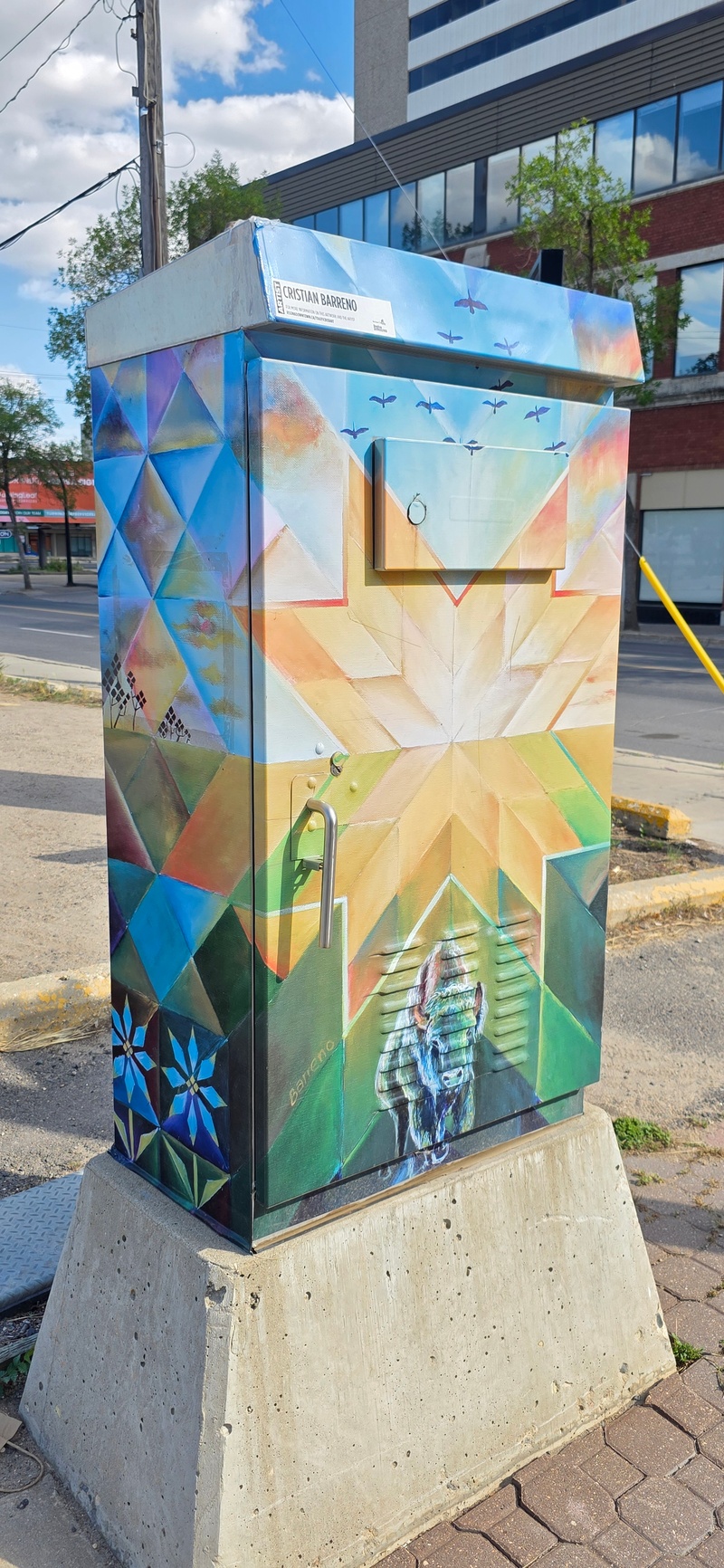 mural in Regina by artist unknown.