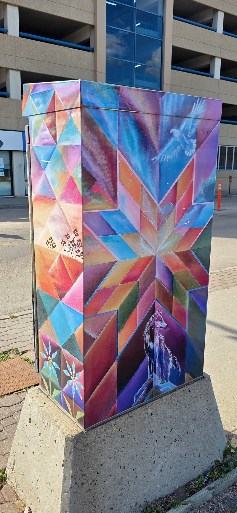 mural in Regina by artist unknown.