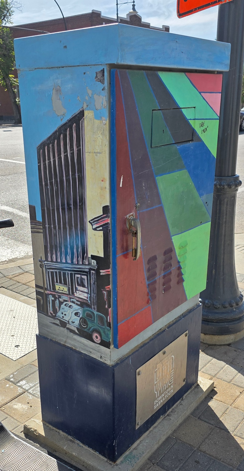 mural in Saskatoon by artist unknown.