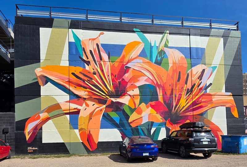 mural in Saskatoon by artist unknown.