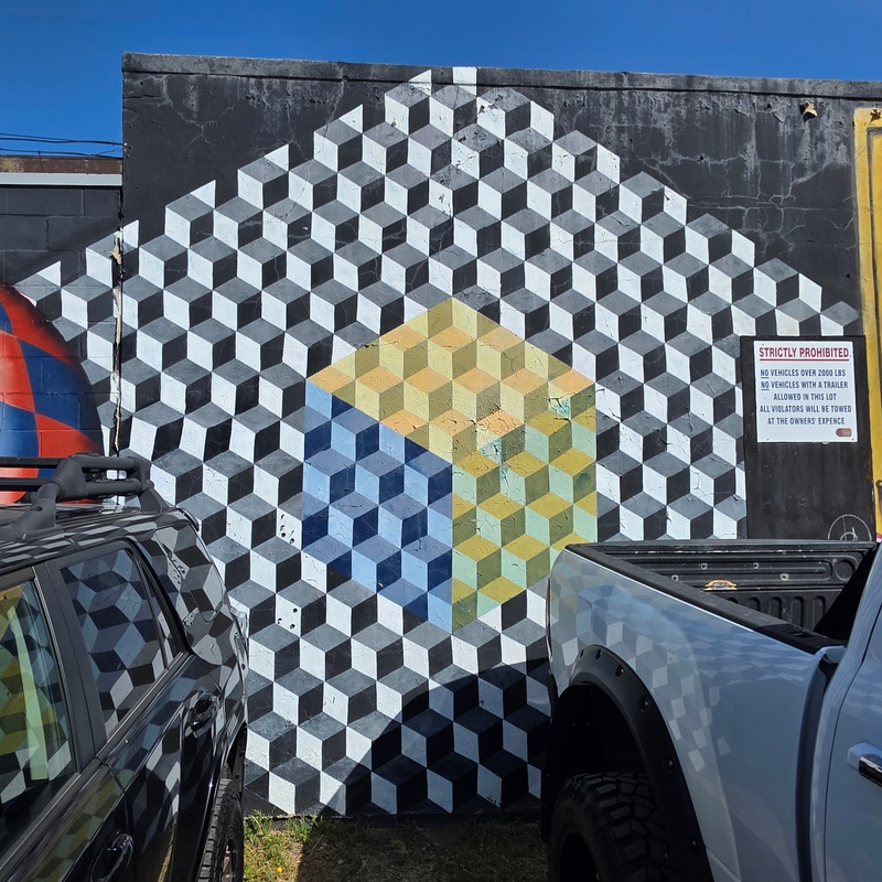 mural in Saskatoon by artist unknown.