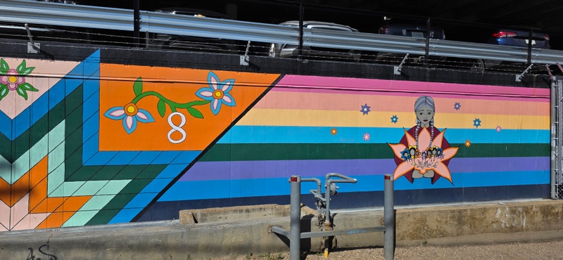 mural in Saskatoon by artist unknown.