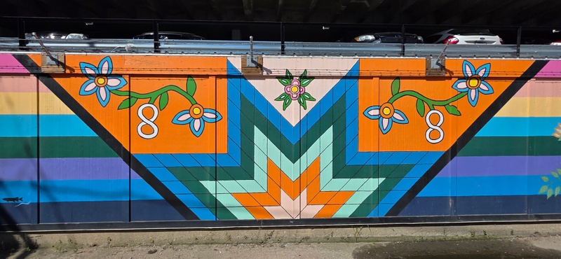 mural in Saskatoon by artist unknown.