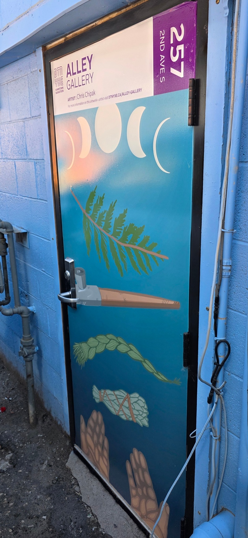 mural in Saskatoon by artist unknown.