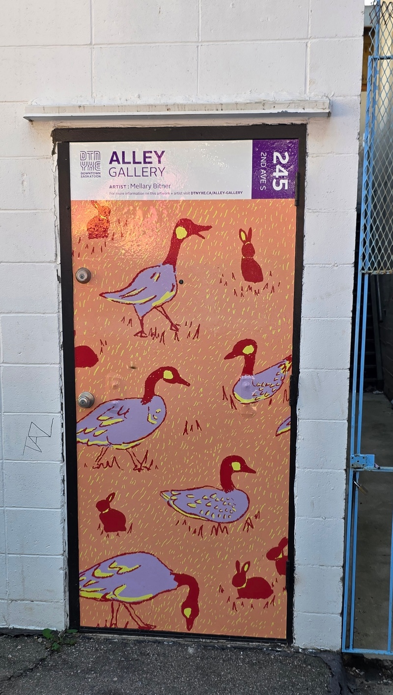 mural in Saskatoon by artist unknown.