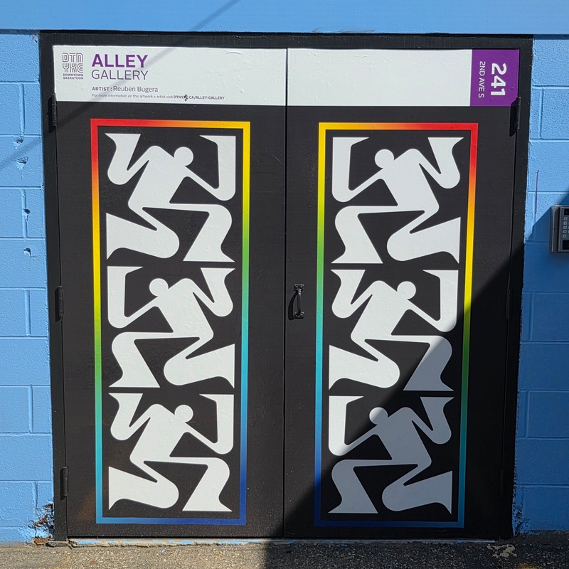 mural in Saskatoon by artist unknown.