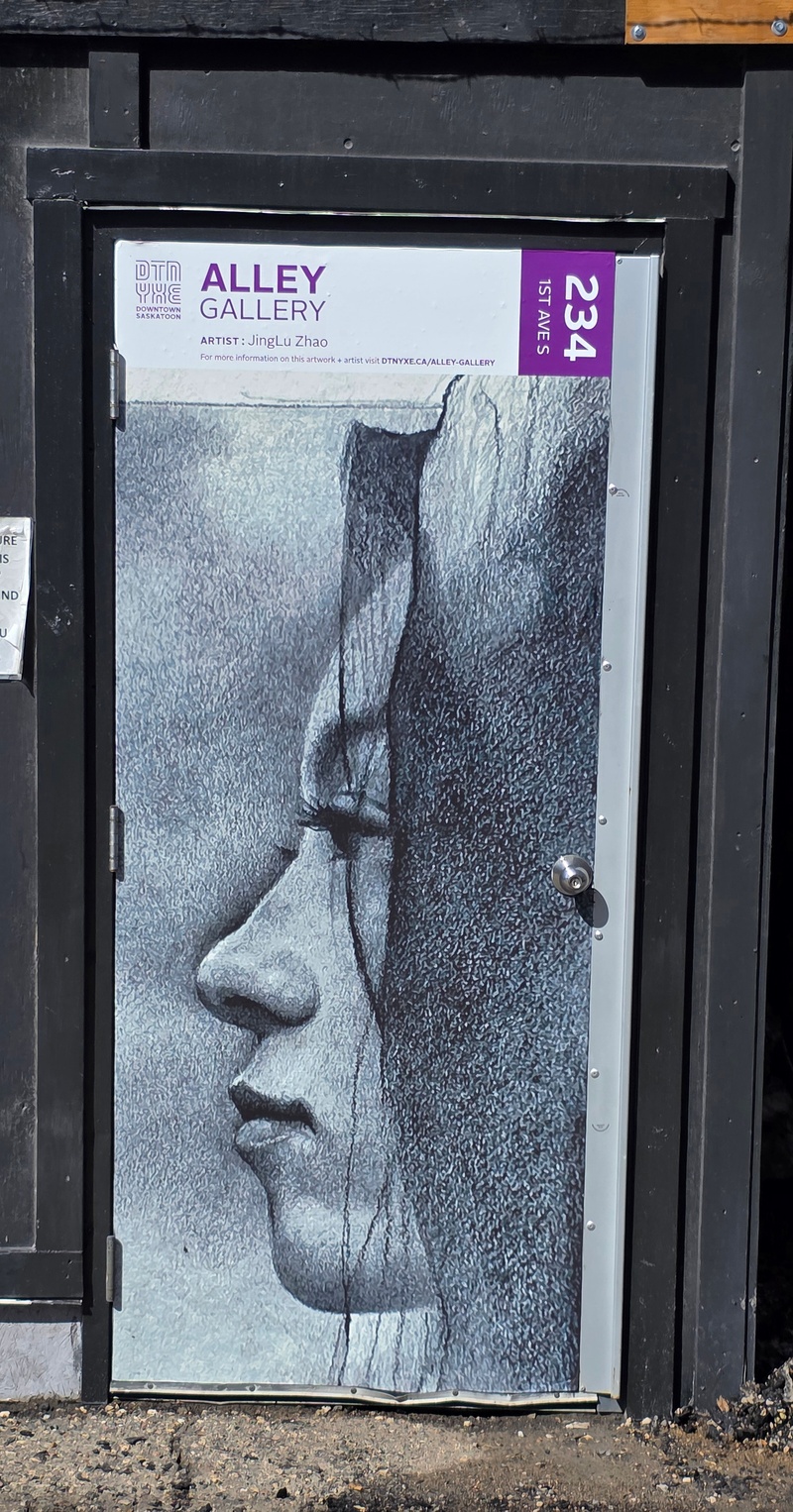 mural in Saskatoon by artist unknown.