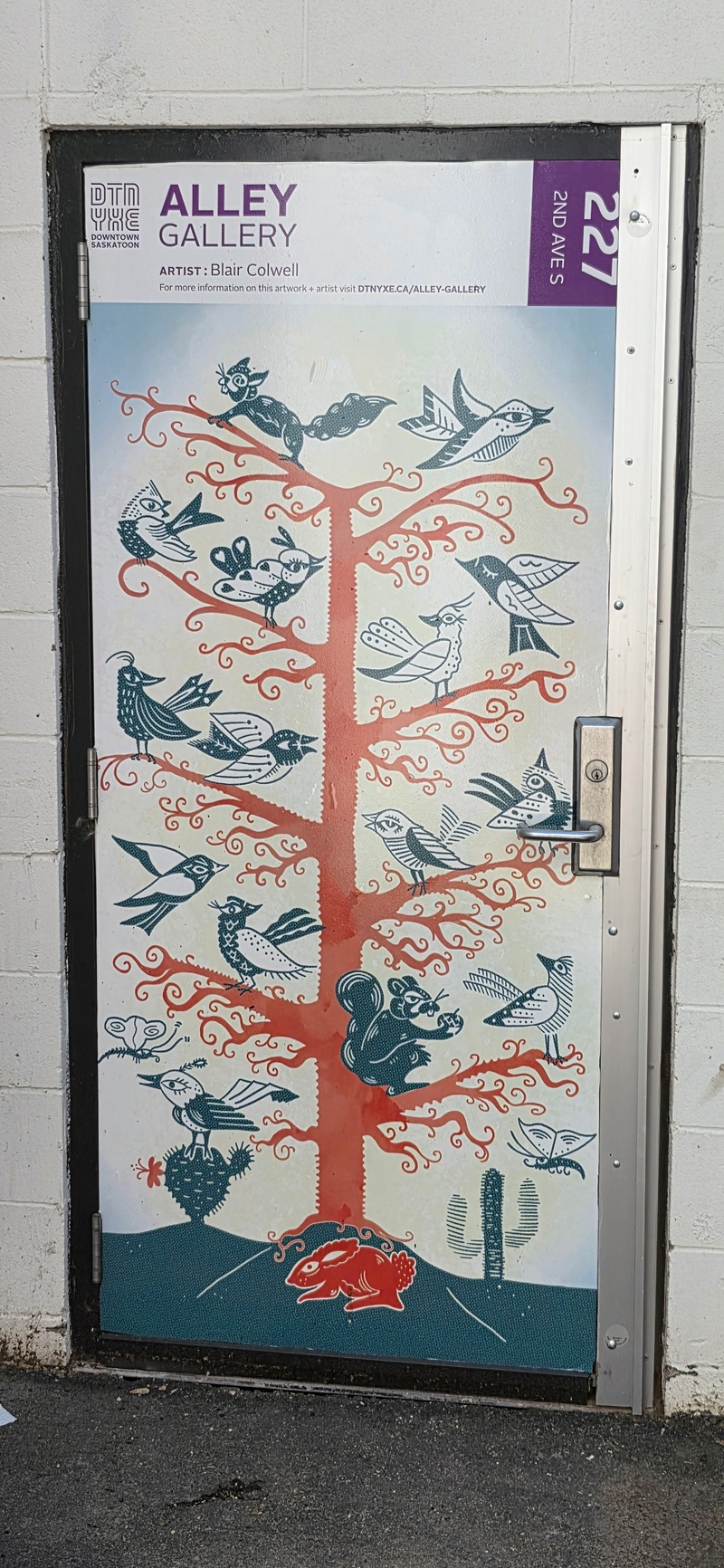 mural in Saskatoon by artist unknown.