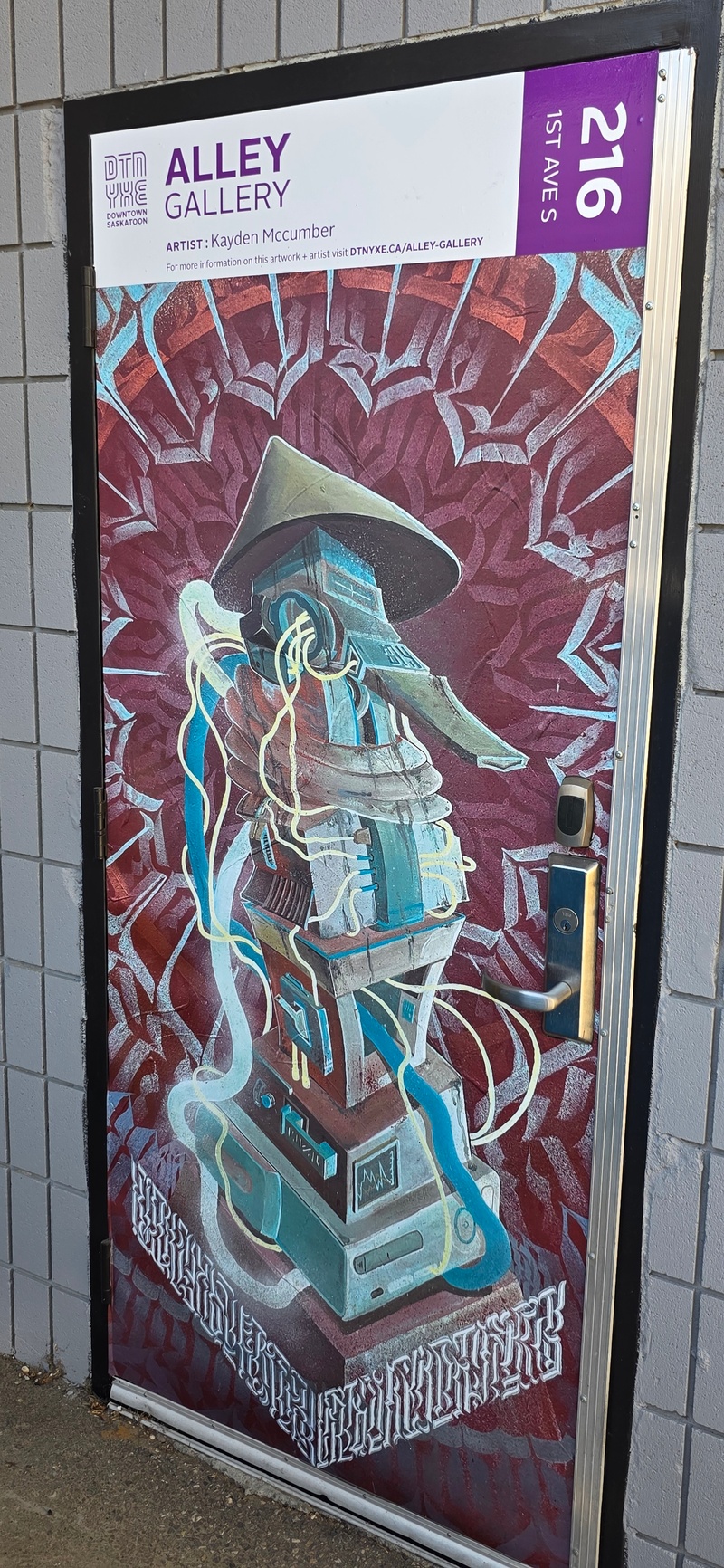 mural in Saskatoon by artist unknown.