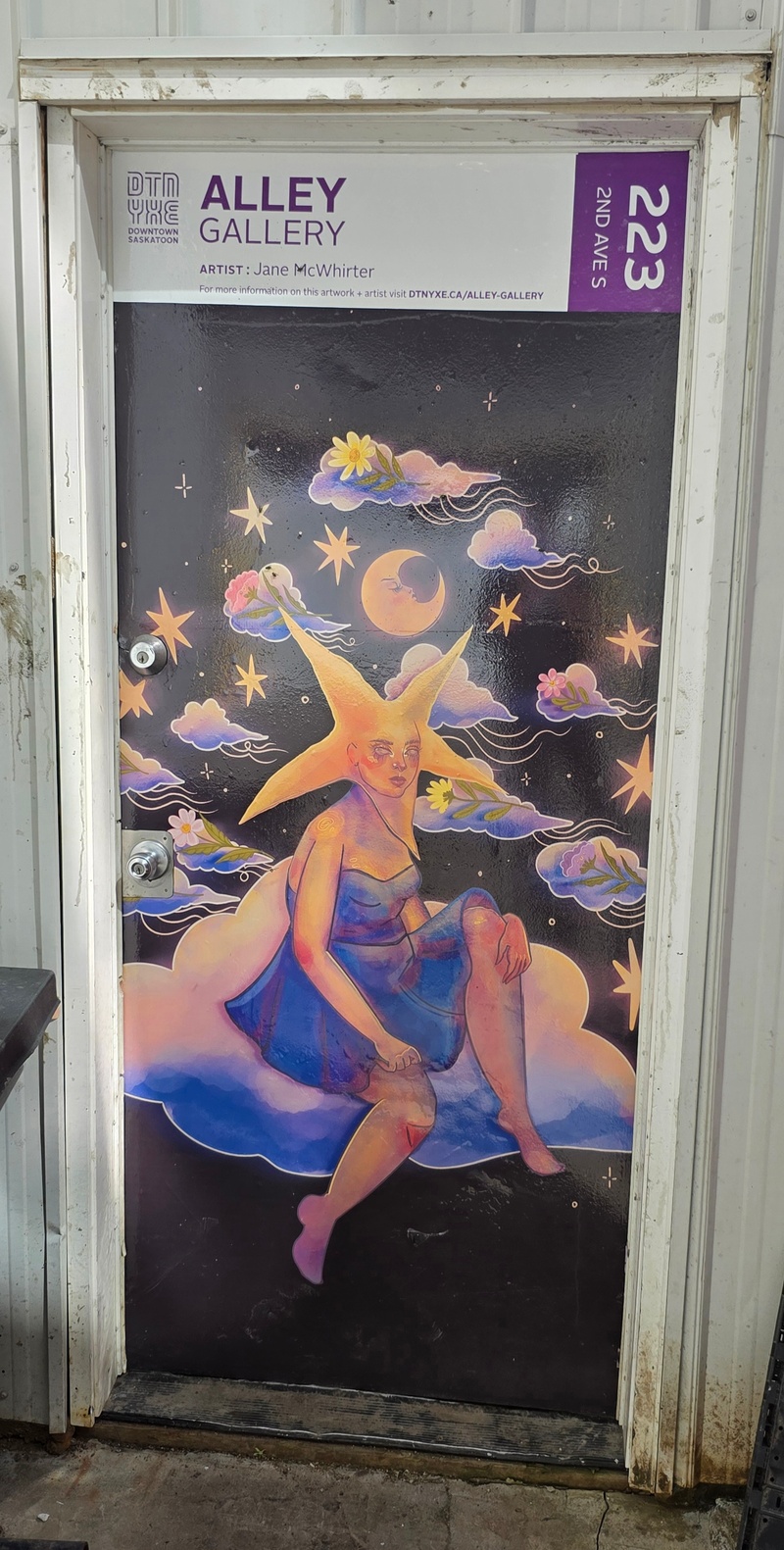 mural in Saskatoon by artist unknown.