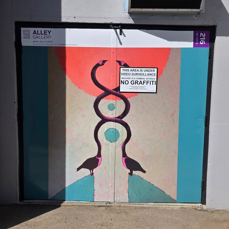 mural in Saskatoon by artist unknown.