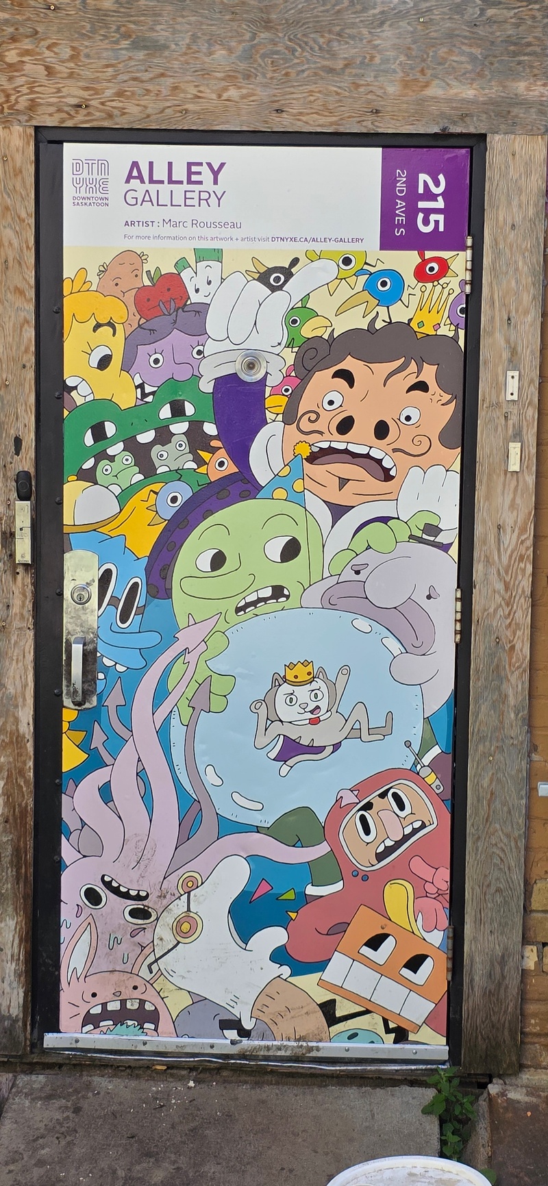 mural in Saskatoon by artist unknown.