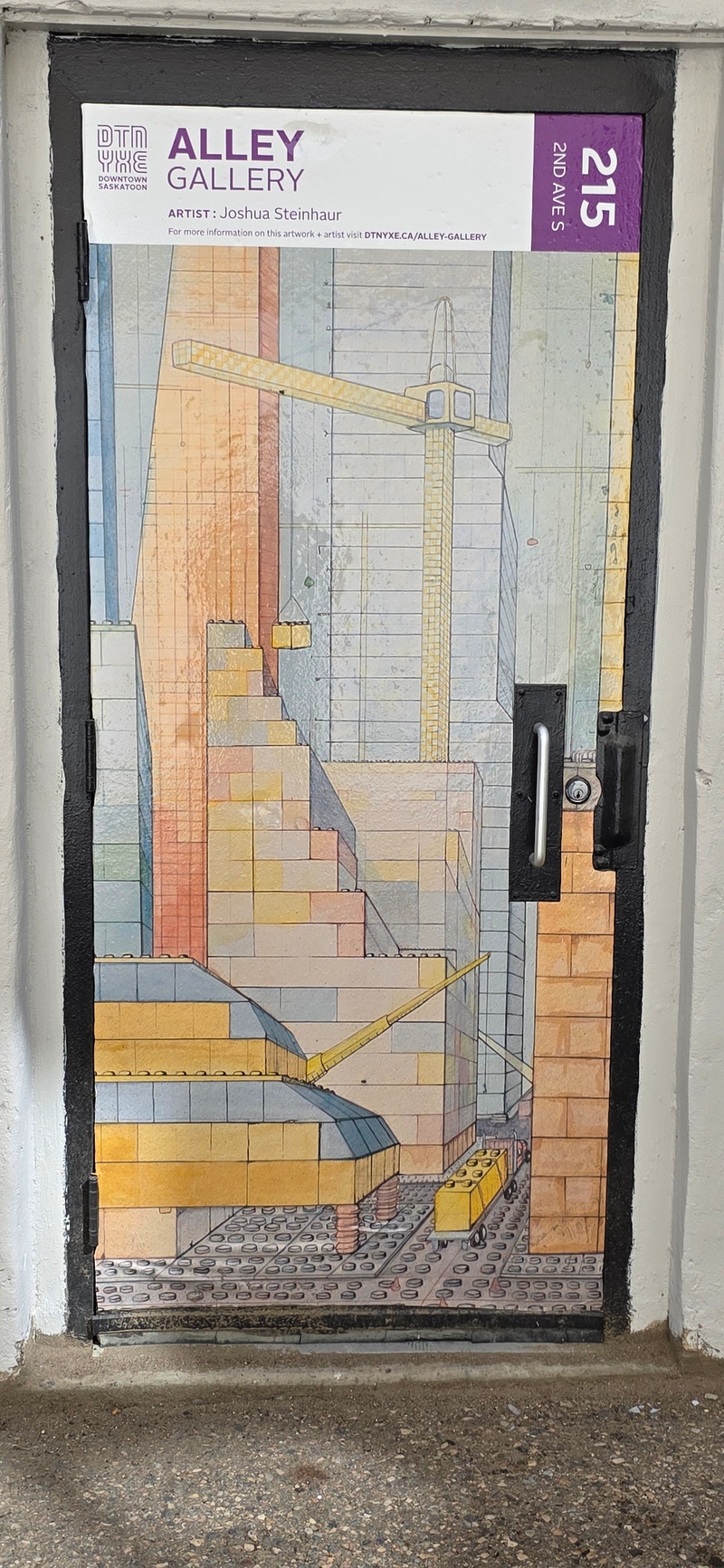 mural in Saskatoon by artist unknown.
