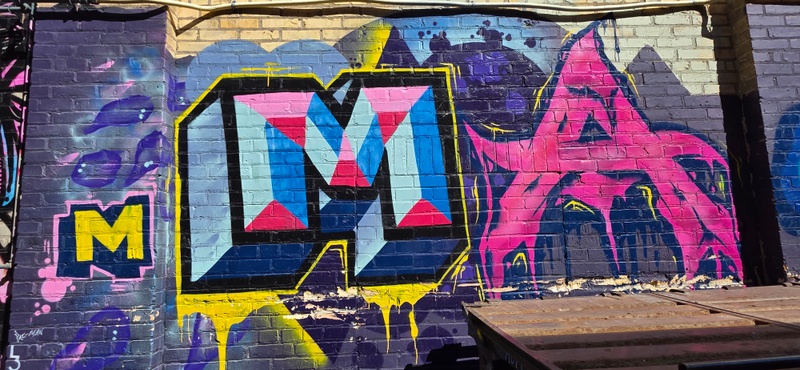 mural in Saskatoon by artist unknown.