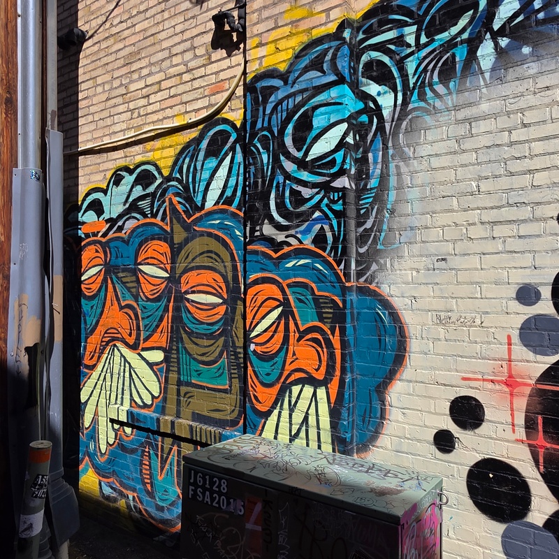 mural in Saskatoon by artist unknown.