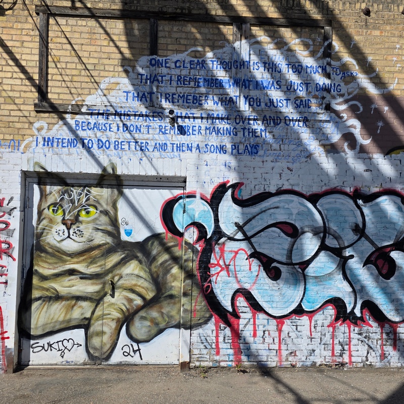 mural in Saskatoon by artist unknown.