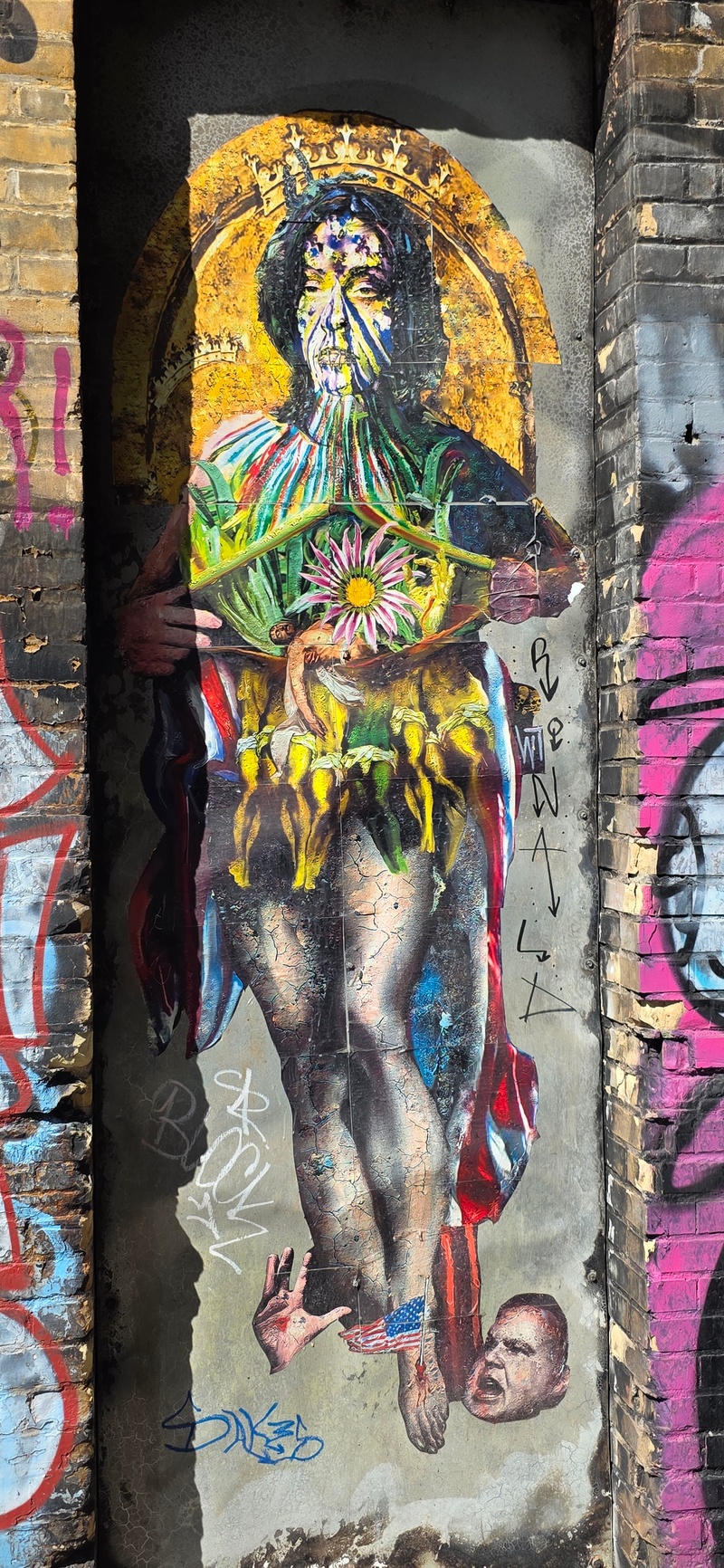 mural in Saskatoon by artist unknown.