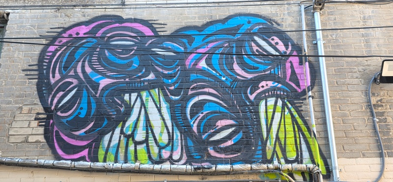 mural in Saskatoon by artist unknown.