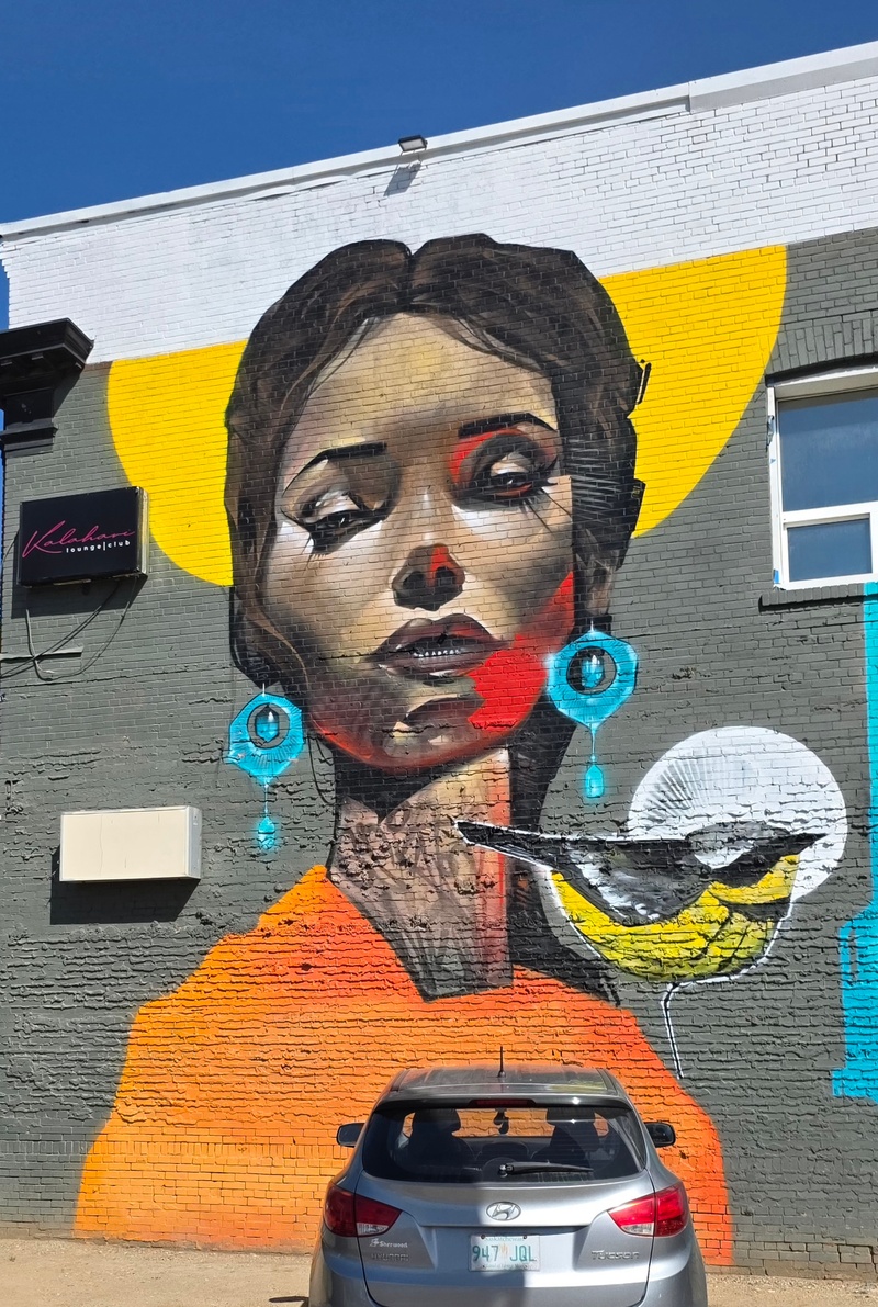 mural in Saskatoon by artist unknown.