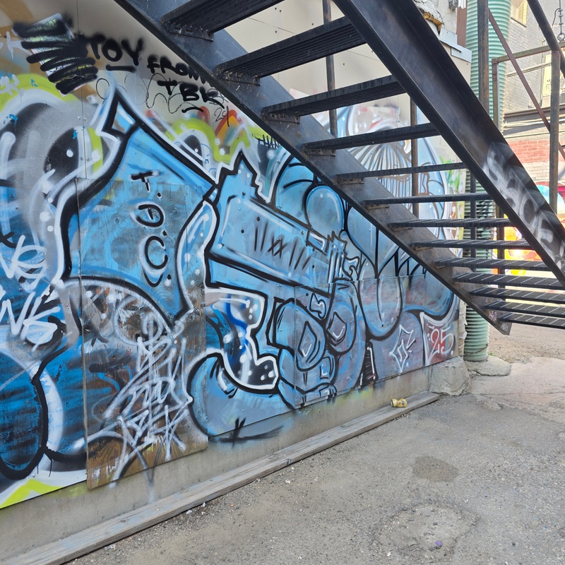 mural in Saskatoon by artist unknown.