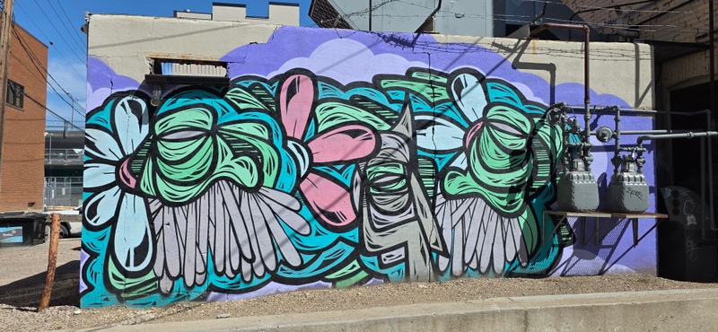 mural in Saskatoon by artist unknown.