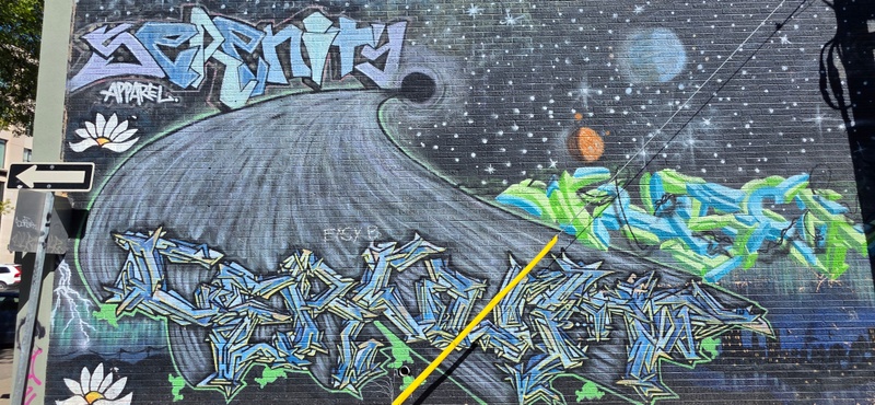 mural in Saskatoon by artist unknown.