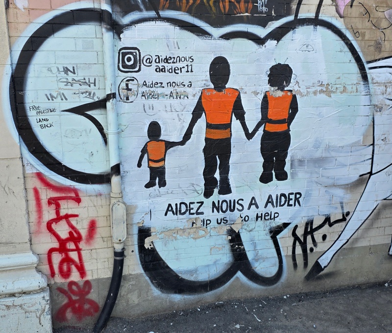 mural in Saskatoon by artist unknown.