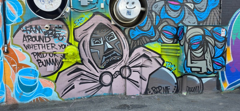 mural in Saskatoon by artist unknown.