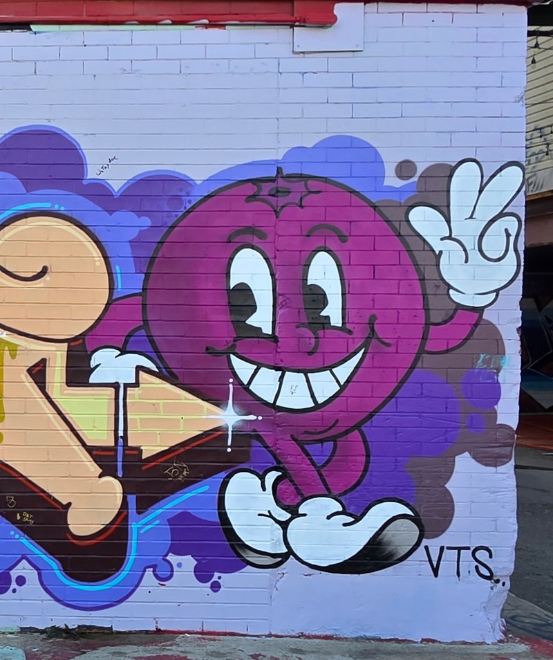 mural in Saskatoon by artist unknown.