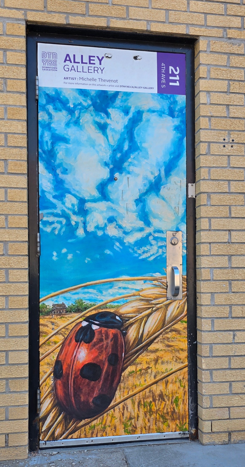 mural in Saskatoon by artist unknown.