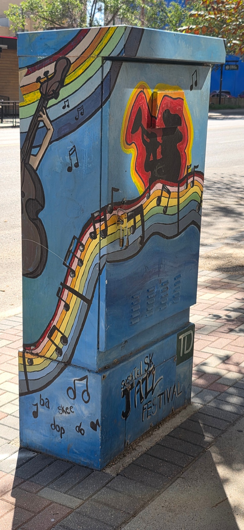 mural in Saskatoon by artist unknown.