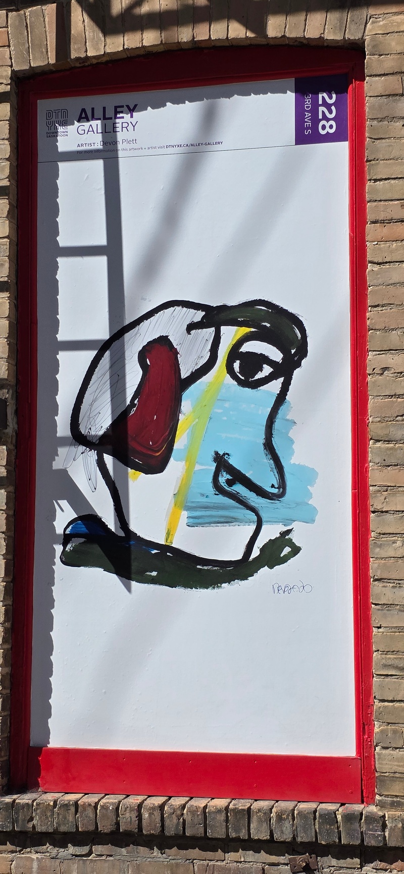 mural in Saskatoon by artist unknown.