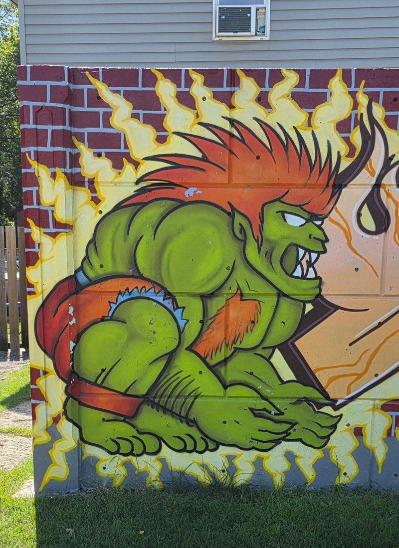 mural in Saskatoon by artist unknown.
