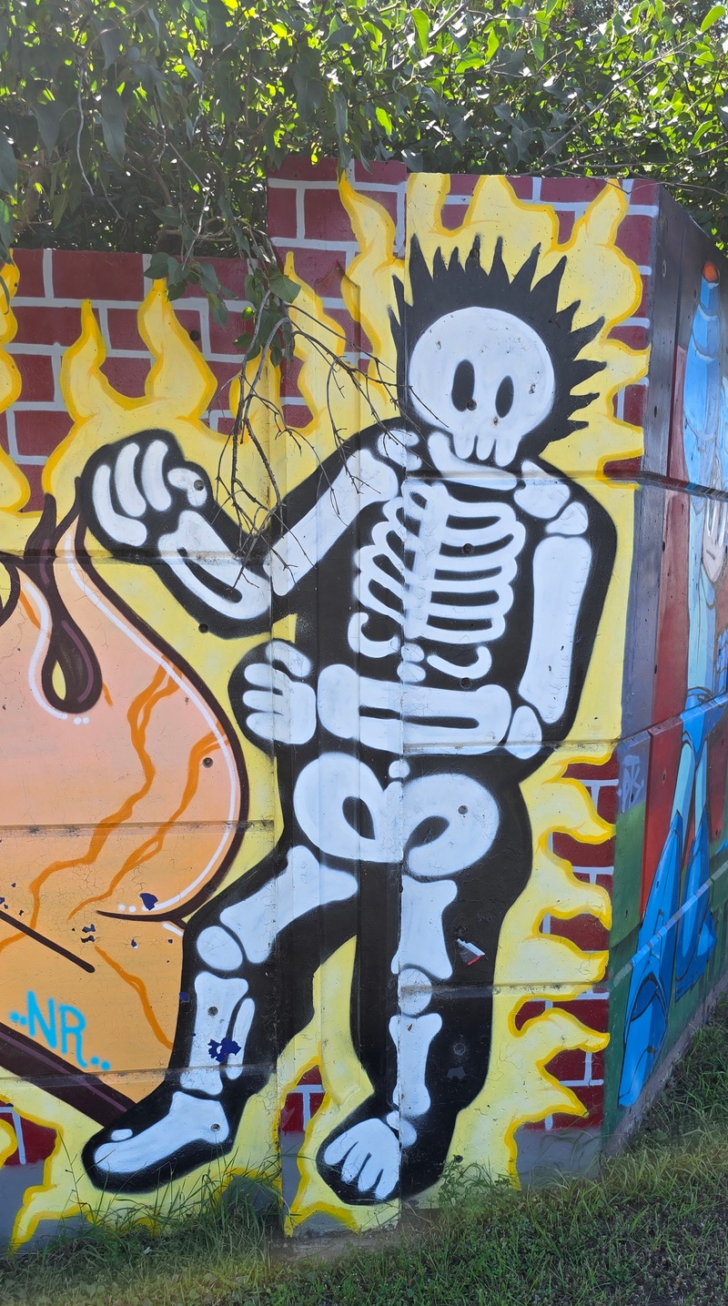 mural in Saskatoon by artist unknown.