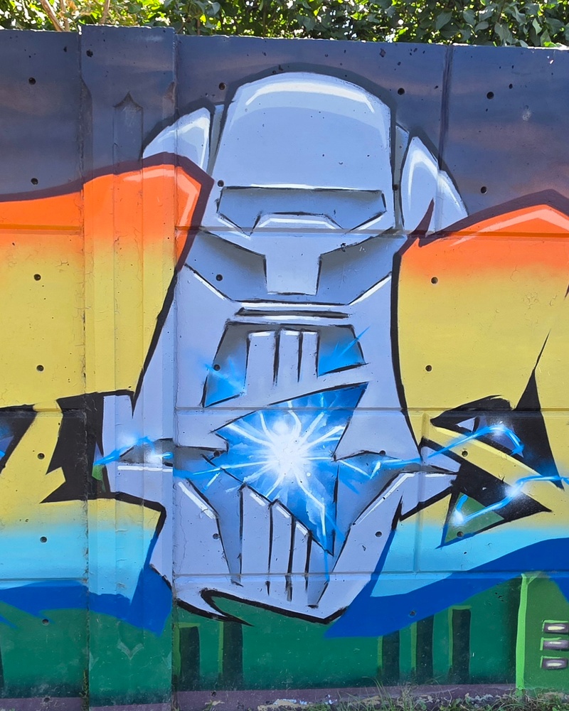 mural in Saskatoon by artist unknown.